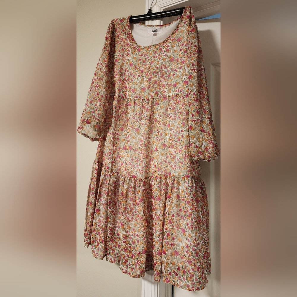 New without tag floral minidress in Ivory Canyon Laural